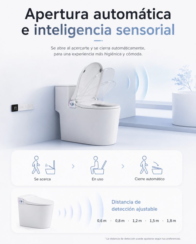 Apertura automática e inteligencia sensorial de la Nashi iSmart Pro